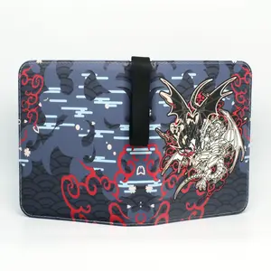 Yugioh TCG Tarjeta de juego Binder Yu-Gi-Oh Red-Eyes Black Dragon Cards Tolder Album 4 bolsillo Tarjeta de juego de la carta de recolección de juegos de la tarjeta de juego 10 mejores carpetas de tarjetas de ventas 4 bolsillo - №6