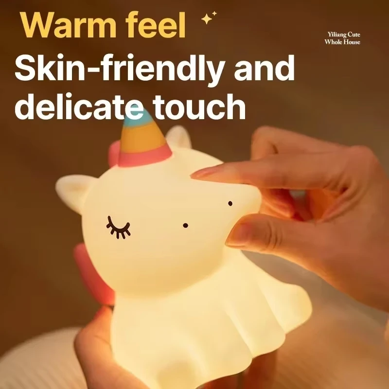 Rosa Axolotl LED-Nachtlicht, USB wiederaufladbar, Touch-Lampe, 3-stufige Helligkeit, Timing-Licht, niedliche Tier-Nachttischlampe, Geschenk für Kinder