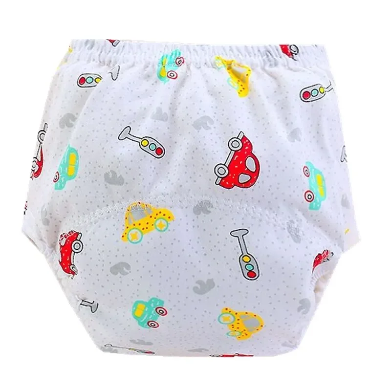 10Pc/Lot Baby Diapers Reusable Cloth Nappies Waterproof Newborn Cotton Diaper Cover for Children Training Pants