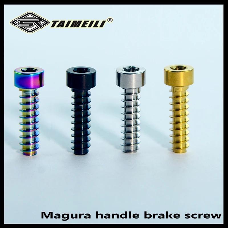 TAIMEILI Titanium Alloy Magura เบรคมือจับสกรู1Pcs M5x18mm