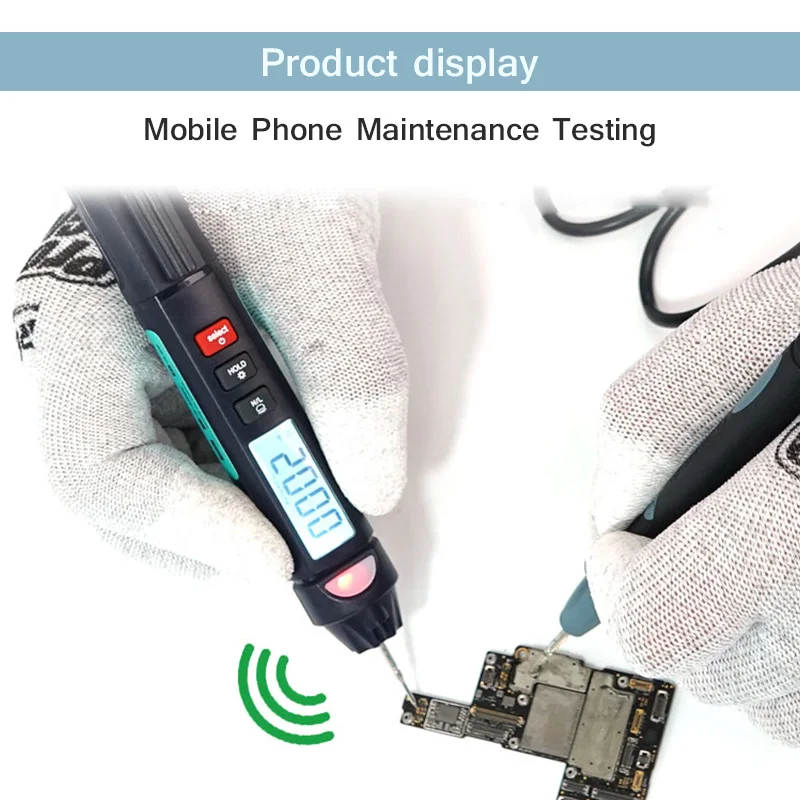 RELIFE DT-02 Multi-Function Smart Pen-type Multimeter for Mobile Phone Repair AC/DC Voltage Non-Contact Induction Detector