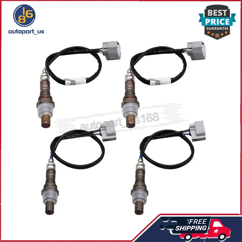 4Pcs Oxygen Sensor O2 Sensor Lambda Sensor 234-9016 234-4798 For Jaguar Vanden Plas Jaguar XJ8 Jaguar XJR Jaguar XK8 Jaguar XKR