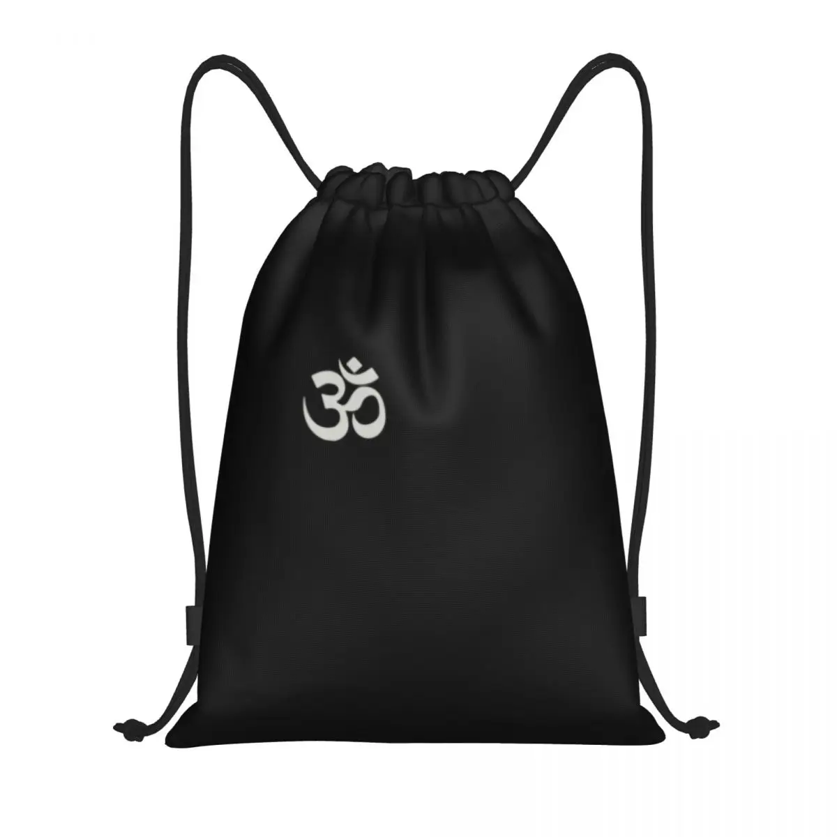 Om Symbool Trekkoord Tassen Opvouwbare Gym Sport Sackpack Yoga Spirituele Meditatie Boeddhisme Aum Training Opslag Rugzakken