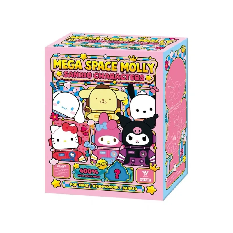 POPMART Original Genuine Product SPACE Molly 400% Sanrio Family