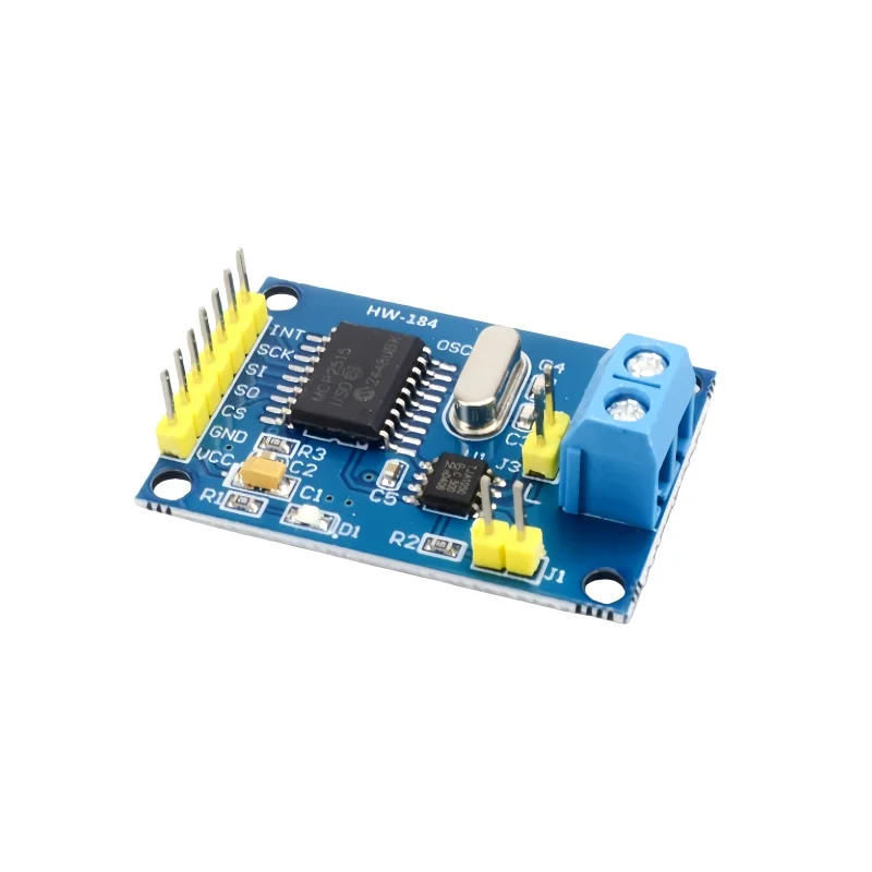 modulo-can-bus-mcp2515-com-oscilador-integrado-tja1050-interface-spi-para-can-para-comunicacao-industrial-automotiva-e-obd-com-arduino