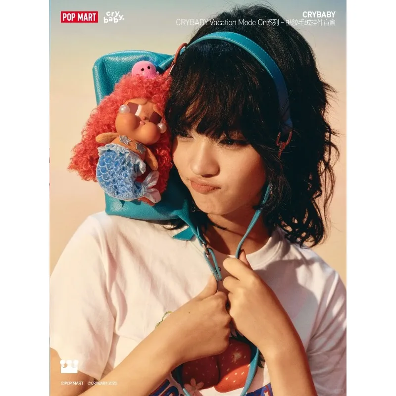 

POPMART CRYBABY режим отпуска на серии изысканная декоративная глухая коробка для домашнего интерьера фигурка периферийные изделия подарок-сюрприз натуральная