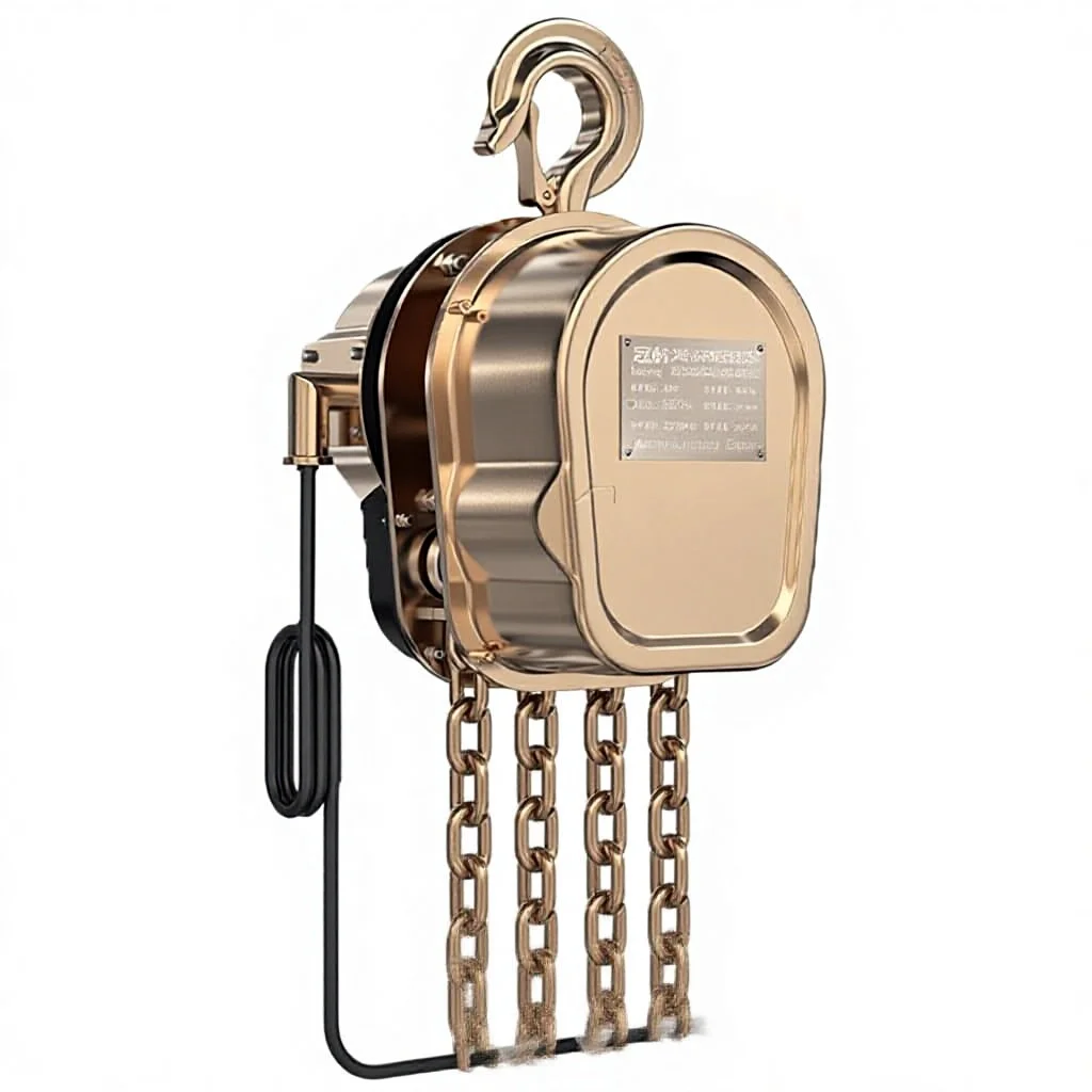 New Chenghua Explosion-proof Electric Hoist IIB Grade II/III/IV IP65 G80 Load Chain Sling 1-5 Ton ISO CE Certified For Oil Gas