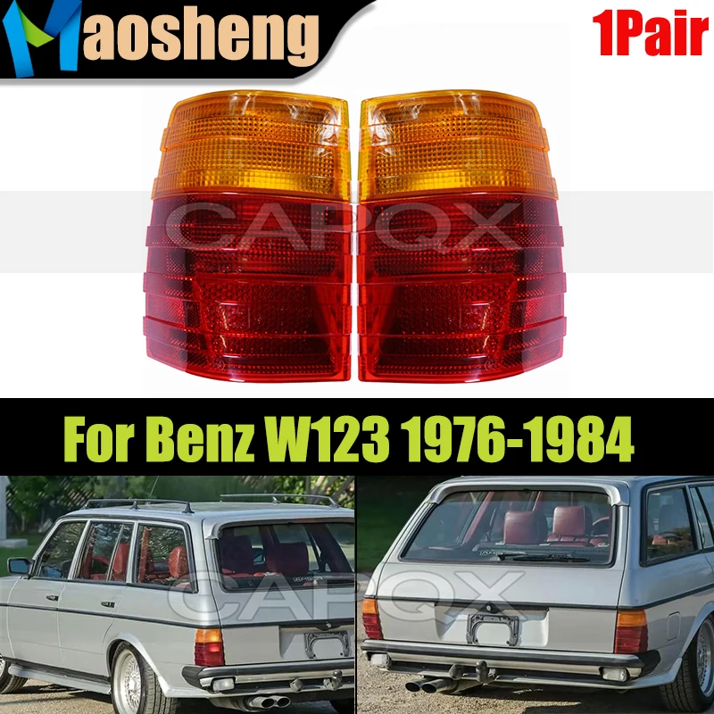

1Pair Car Taillight Taillamp For Mercedes Benz W123 1976-1984 Rear Stop Brake Tail Light Lamp