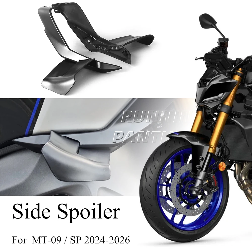 

New Motorcycle Side Spoiler Rear Wing Turbulence Hood For YAMAHA MT09 MT09 SP MT-09 2024-2026