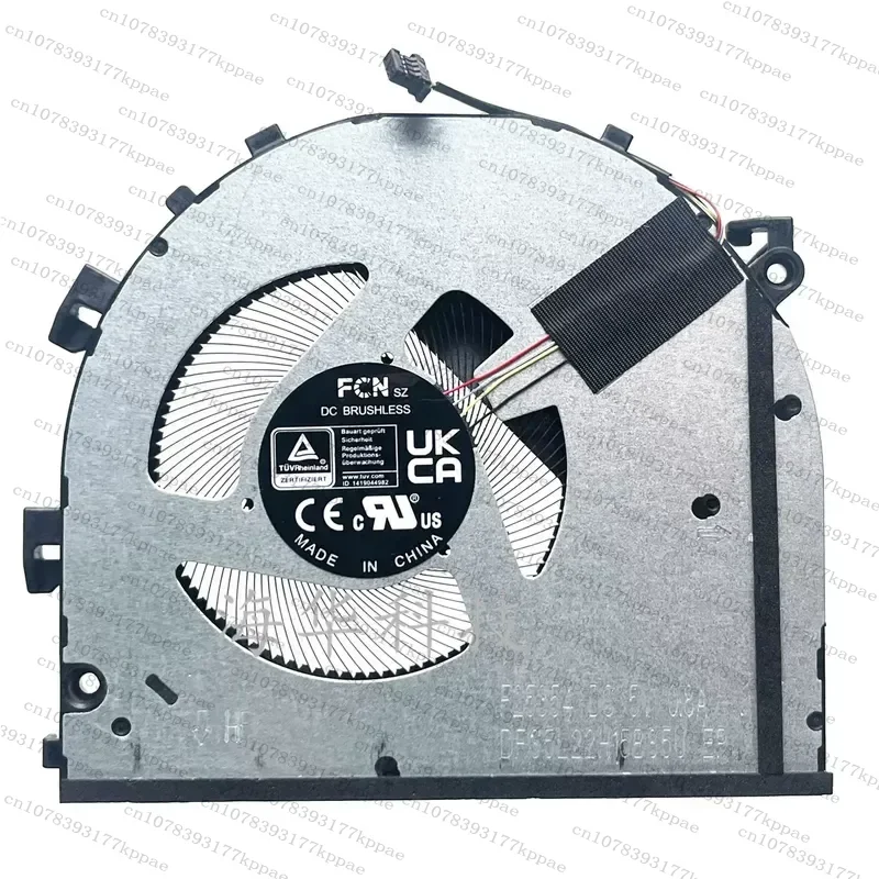 1pcs New Cooling Fan for for Lenovo IdeaPad Slim 5 14IRH10R 83J0 Replacement Part 5F10S14203 5F10S14204 Laptop CPU Cooler