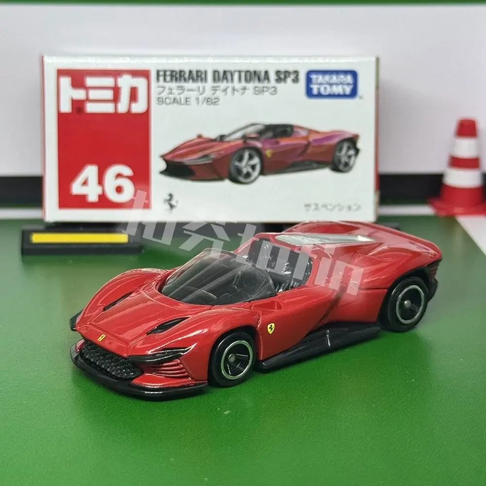 Takara Tomy Tomica No.46 Daytona SP3 Mini Diecast Alloy Model Car Toys Metal Sports Vehicles Various Styles Gifts for Children