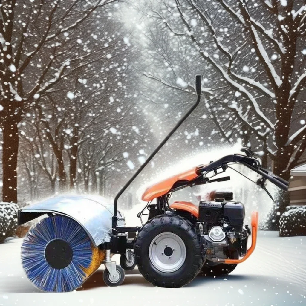 Convenient Multi Functional Multi-gear Snow Sweeper Machines Street Residential Property Snow Plow