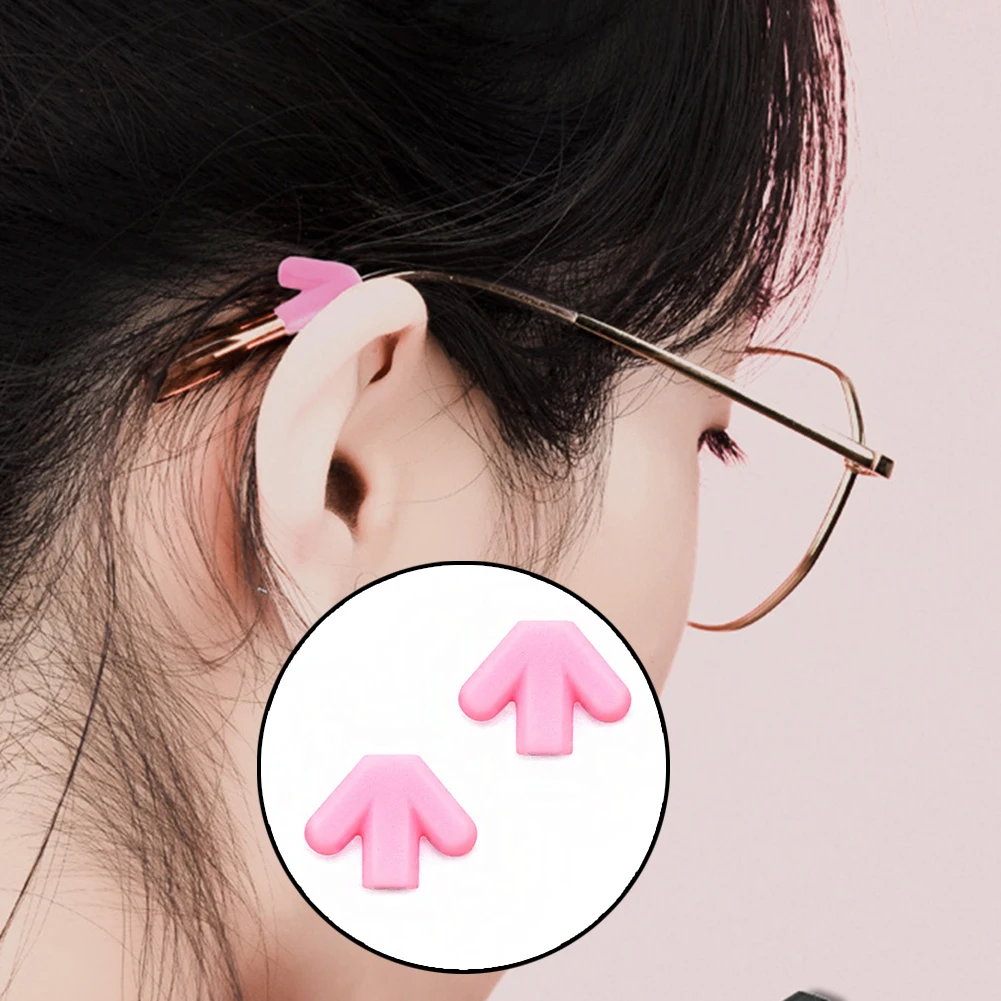 

1Pair Glasses Anti-slip Ear Hook Cover Anti-lost Silicone Glasses Legs Sleeve Holder For Sports Sunglasses Glasses Accessories