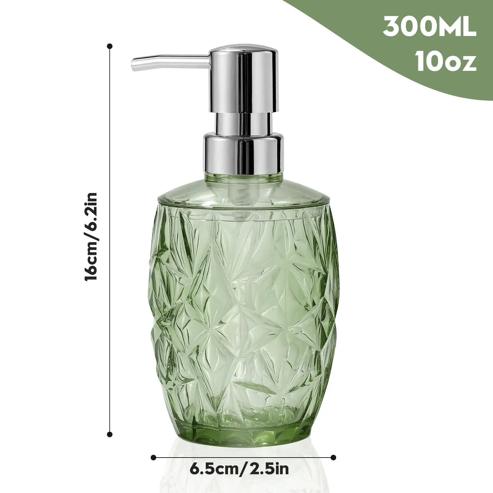 Refillable Soap Dispenser Hand Soap Dispensers Sturdy Multipurpose Premium Manual Liquid Pump for Hotel Home