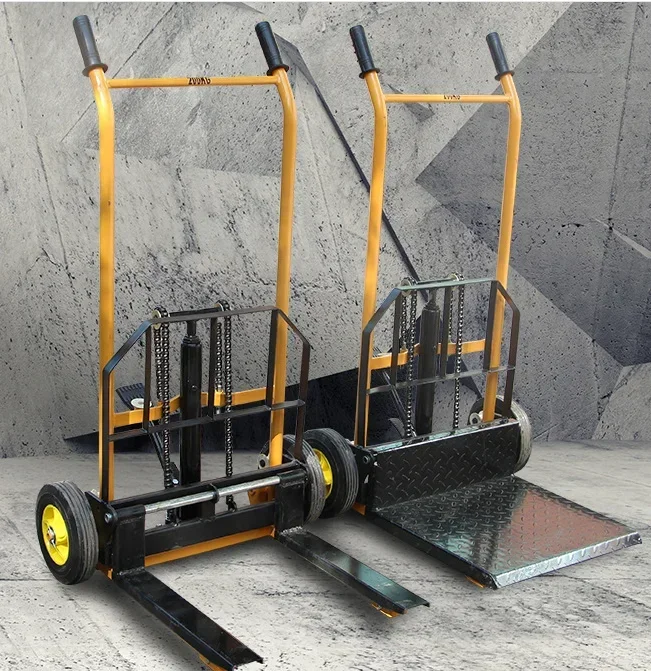 200kg manual stacker 500kg 1000kg hand mini lifter stacker for lift