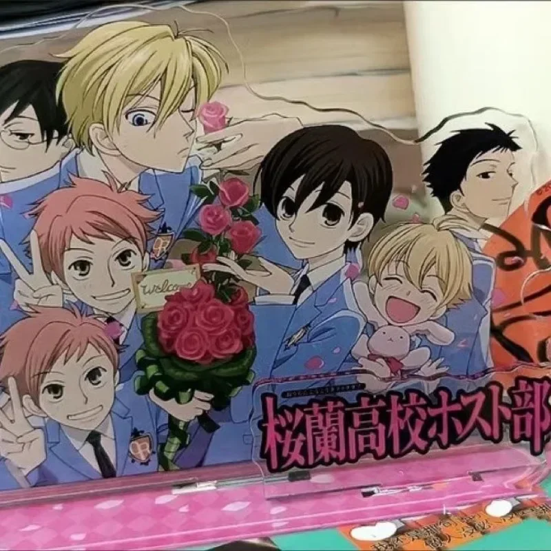 Ouran High School Host Club Anime Acrylic Stand Fujioka Haruhi Tamaki Suou Desk Display Accessories Collection Room Decorative