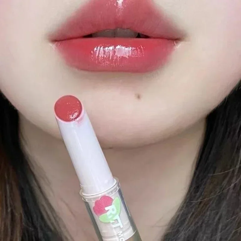 Romanticbeauty Makeup Lip Plumper Jelly Long Lasting Lipstick Solid Lip Gloss Moisturize Lip Glaze