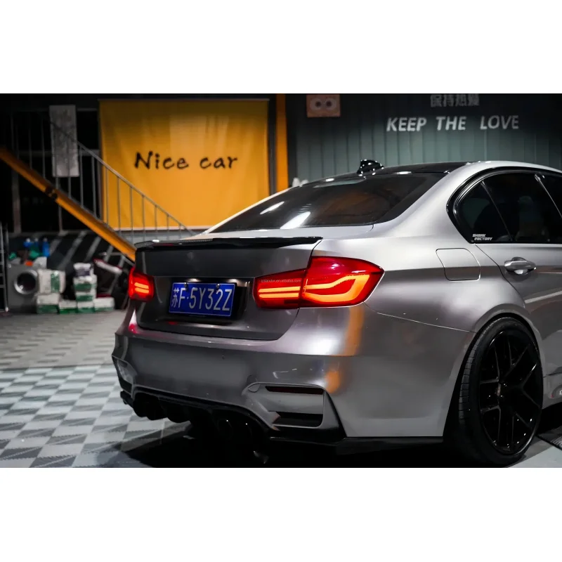 big for BMW 3series F30/F35 13-19 modified to F80 M3 style body kit M3 PP material fenders side skirt accessories