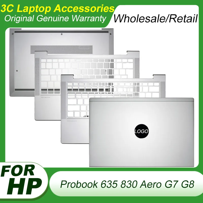 

Brand New for HP Probook 635 830 Aero G7 G8 M30652-001 Replacement LCD Back Cover Upper Top Palmrest Case Lower Bottom Base