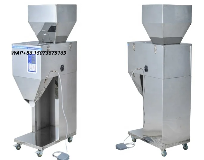 Semi Automatic Stainless Steel 999g Weight Filling Machine for Tea Grain Granule Powder Rice Multi Function Packaging Machines