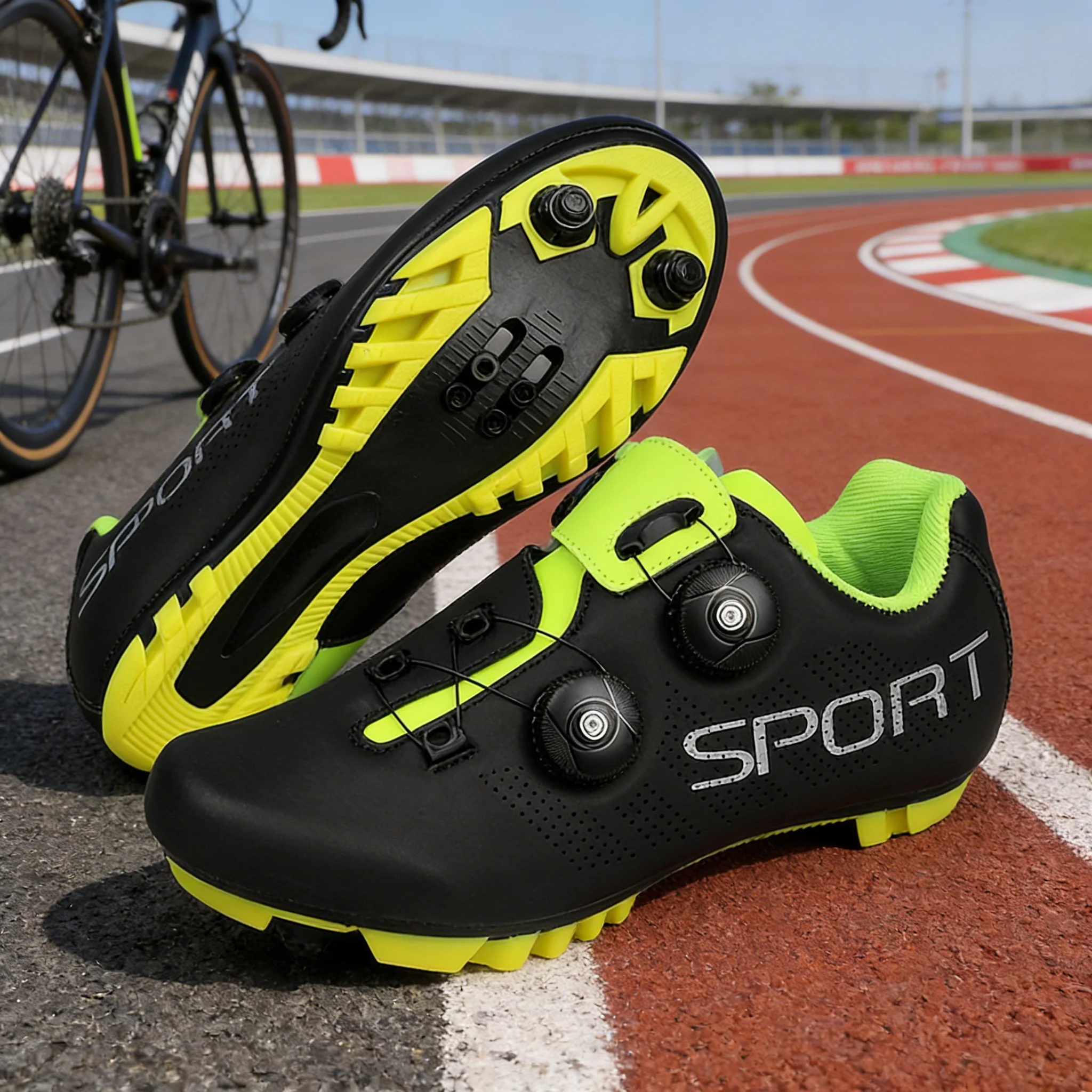 

Cycling Sneakers Breathable MTB Shoes Men Women Trail Mountain BicycleRidingShoes Sport Mountain Bike Shoes