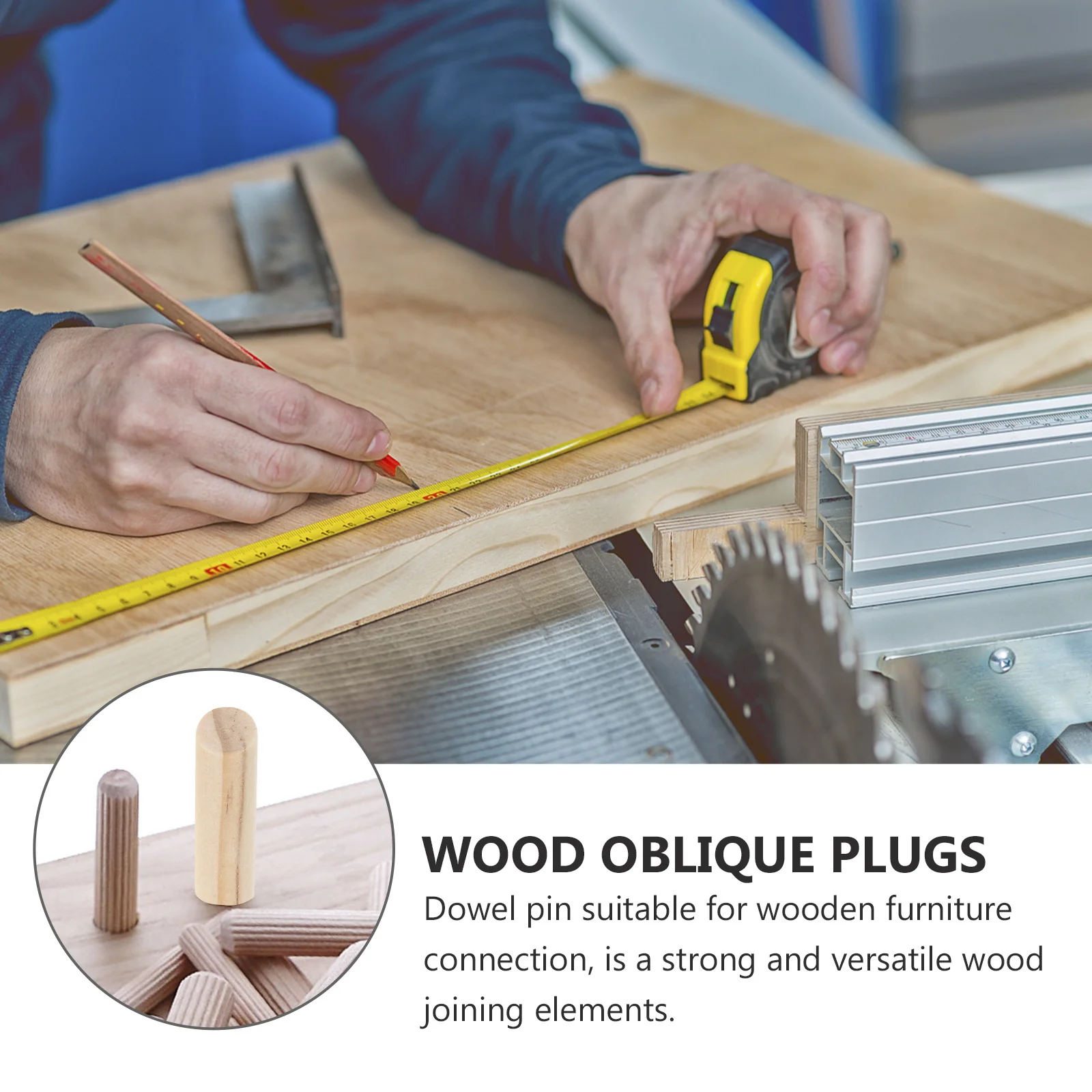 

50pcs Woodworking Oblique Plugs Carpentry Drilling Locator Accessories For Screw Holes Wood Furniture Fixing Tools