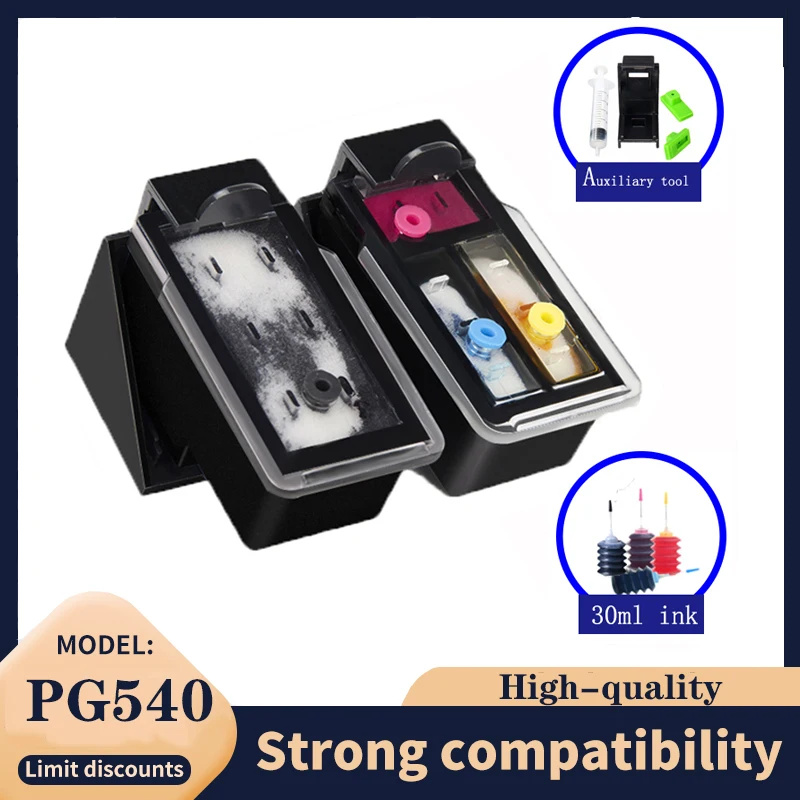 

For Canon PG-540 PG540 CL541 CL-541 Ink Cartridges PG 540 CL 541 PIXMA mg3250 MG3255 MG3550 MG4100 mg4150 MG4200 mg4250 printer
