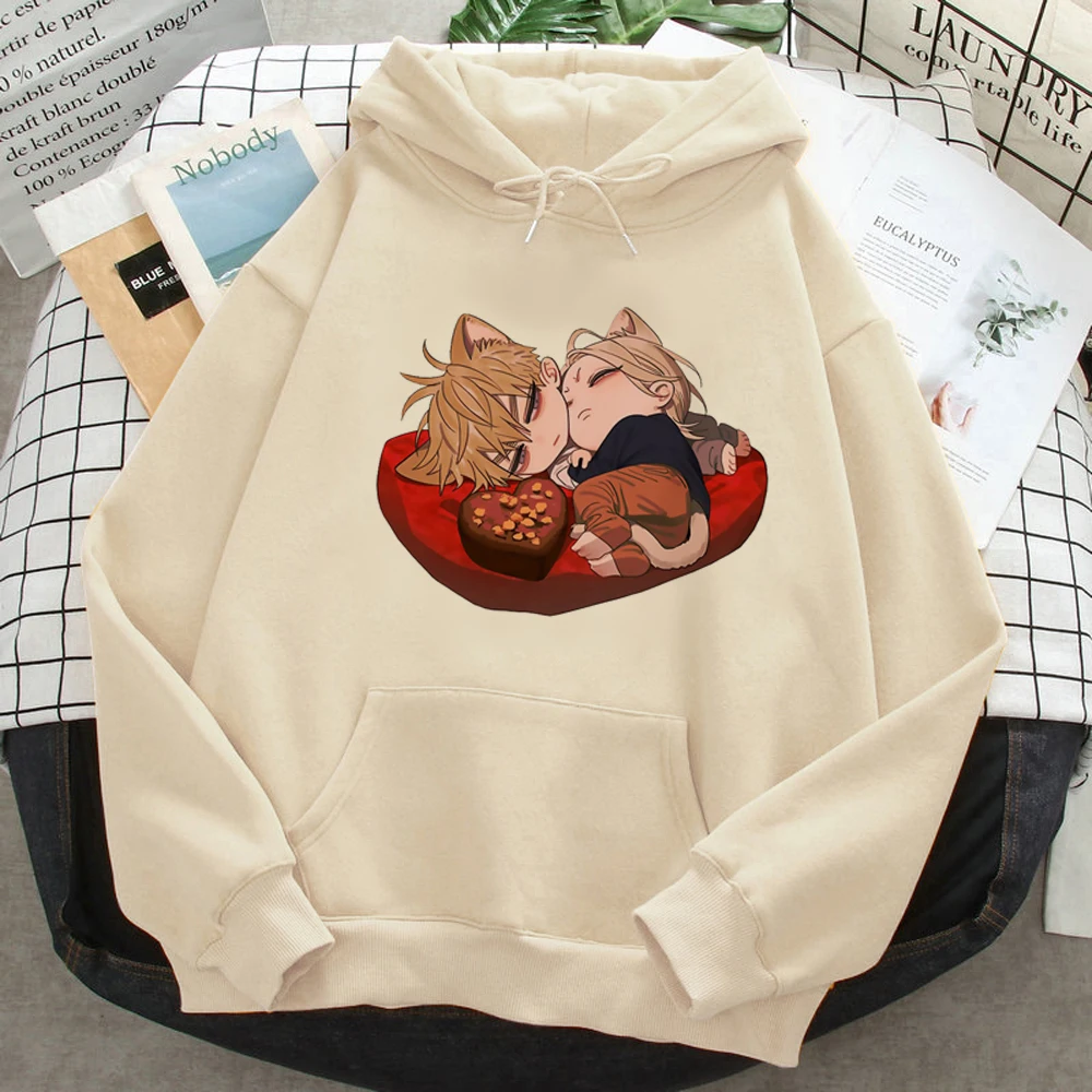 

19 Days Once Jian Yi hoodies women streetwear anime long sleeve top Winter hoddies female gothic Hood