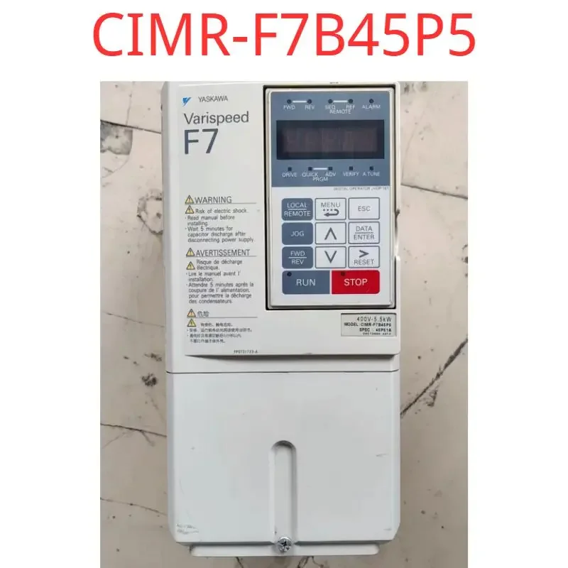 Second-hand test OK CIMR-F7B45P5 Inverter