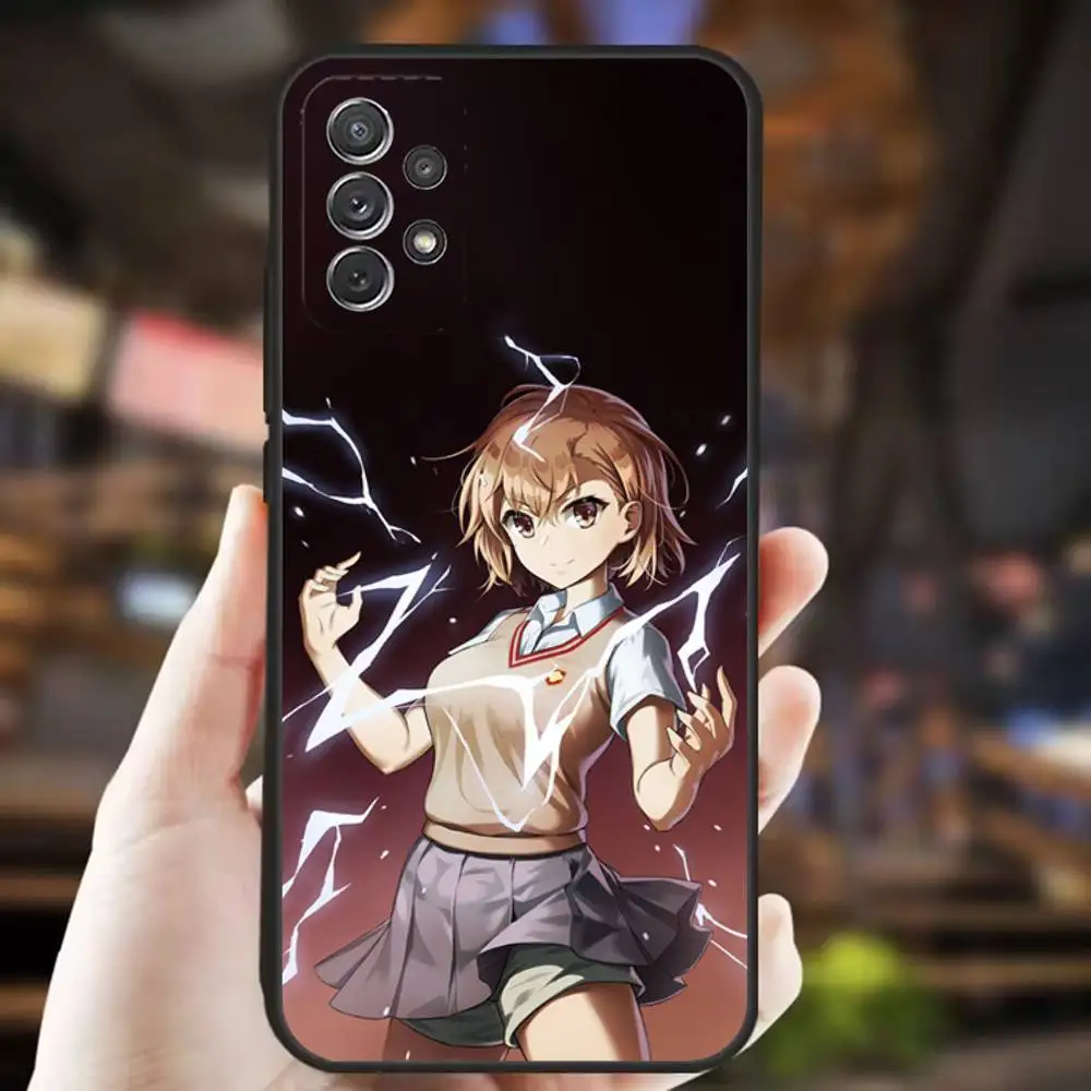 حافظة هاتف ميساكا ميكوتو لهاتف سامسونج S25، S24، S21، S22، S23، S30، Ultra، S20، Plus، Fe، Lite، Note، 10,9,5G غطاء أسود