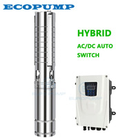 HYBRID SOLAR PUMP 2.5HP AC/DC AUTO-SWITCH SS304 Impel 4\