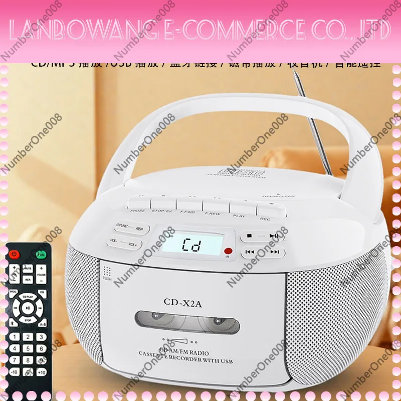 Multi-function Stereo Disc Tape Player Bluetooth-compatible FM AM Radio All In One Audio Device In Stock