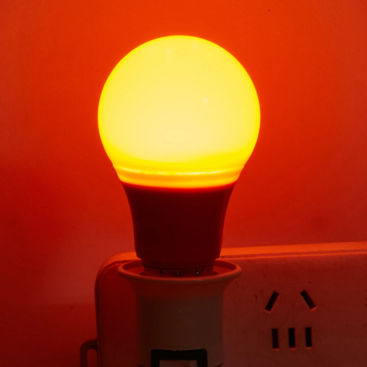 Led الأصفر علة مصابيح كهربائية لمبة 9 واط E27 الطيفية طارد البعوض المصابيح المادية صاعق غلوب 220 فولت الذباب فخ الذباب مكافحة الكهربائية