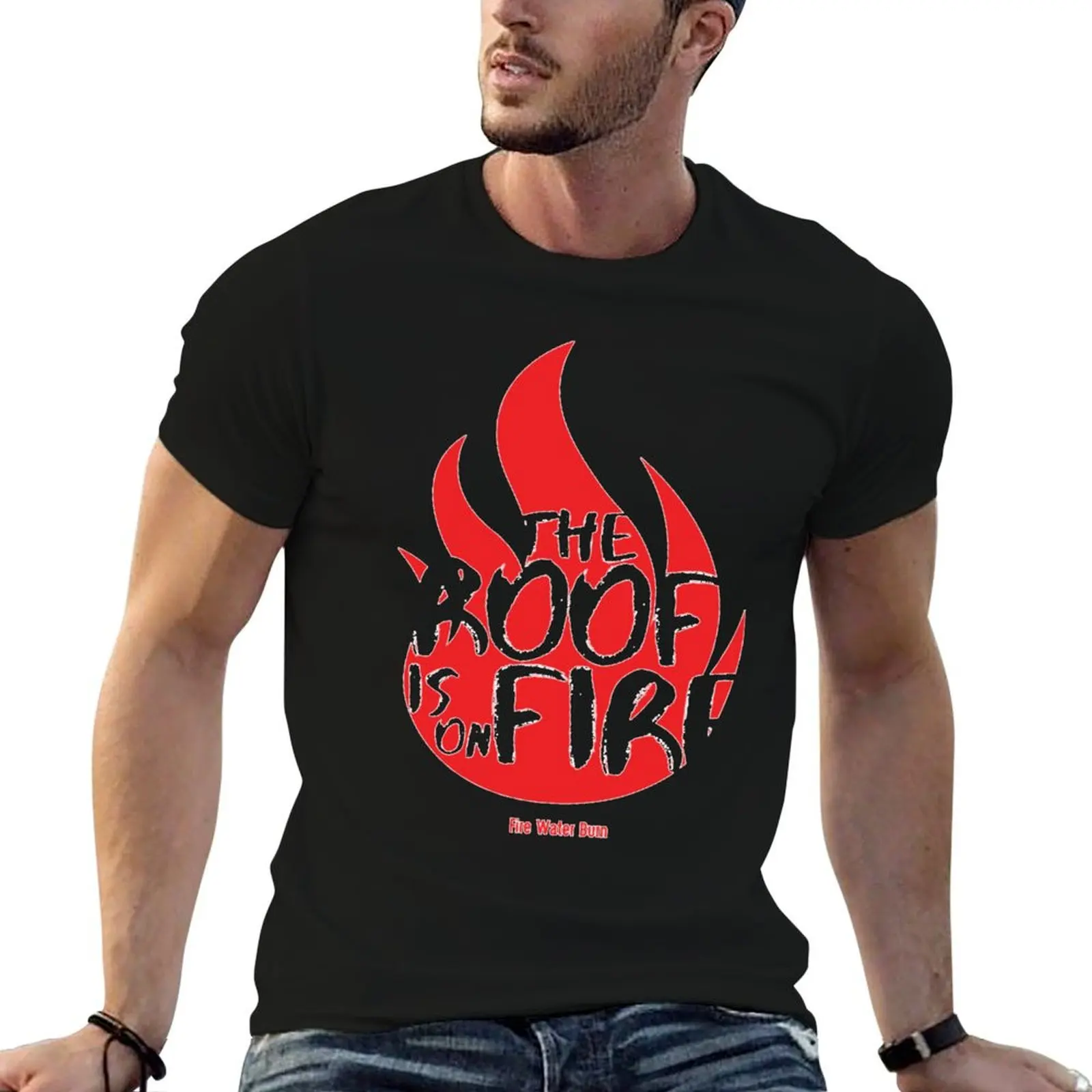 

Bloodhound gang - The roof is on fire T-Shirt man t shirts high quality luxury brand t shirt personalised T-Shirt