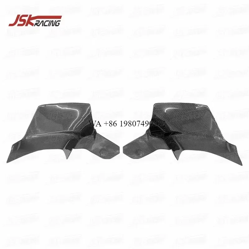 Wmwmnu Dry Carbon Fiber Front Headlight Trim Cover for 2022 2023 296 GTB Car Styling Accessories Exterior Decoration