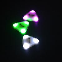 LED Glowing Guitar Pick Food-Grade Plastic Guitar Touch Luminous Pick Stringed Instrument Plectrum for Bass Electric Guitar