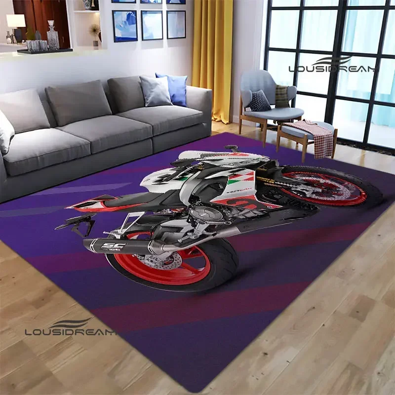 Aprilia-alfombra Retro para motocicleta, decoración de dormitorio, alfombras para sala de estar, alfombra de anime, alfombrillas de juego, alfombra