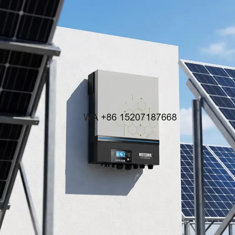 Wmwmnu Hot Sale 8KW 48V Hybrid Solar Inverter 220V On Off Grid Pure Sine Wave for Small