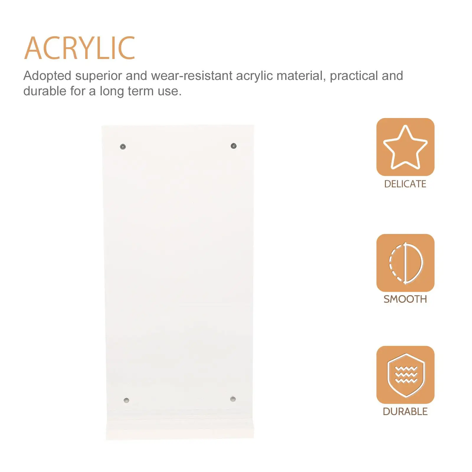 Acrylic Sign Holder Note Display Stand Restaurant Menu Tabletop Poster Card Paper Transparent Display Rack Storage