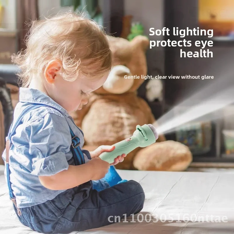 

Детский светодиодный проекционный фонарик, светящийся мультяшный проектор, развивающая забавная игрушка, подарок для раннего познавательного обучения