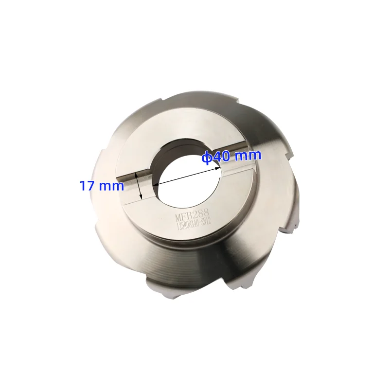 125mm Milling Cutter Head MFB288 CNC 88 Degrees Heavy Cutting Fast Feed Milling Cutter Disc FOR SNMU SNGX1205 Insert