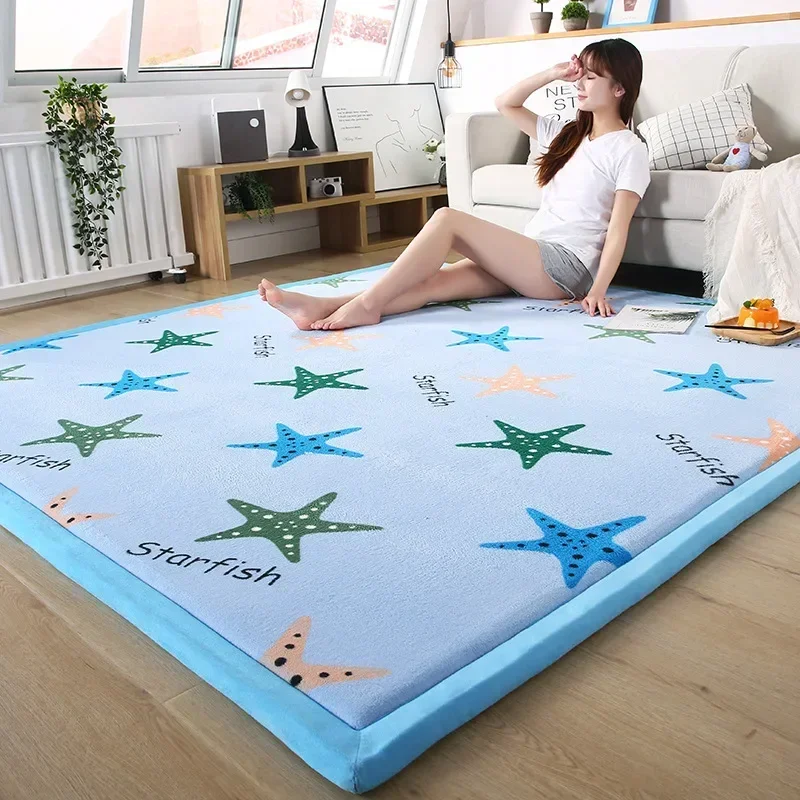 Thickened Japanese Tatami Mat for Living Room and Bedroom Floor Cushion ChildFriendly Crawling Pad, Anti-Fall Safety Mat, Specia