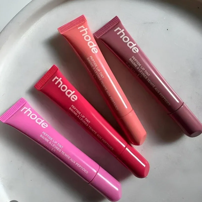 Originele Spiegel Lipgloss 8 Kleuren Rhode Lippenbalsem Hydrateren Lippenbalsem Hydrateren Duurzame Hydraterende Glinsterende Cosmetische Tas