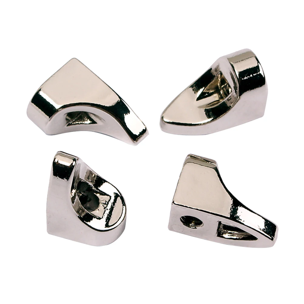 

4pcs Banjo Bracket Zinc Alloy Durable Mounting Hardware Replacement Parts For Guitar Stand Accessories Silver Instrument