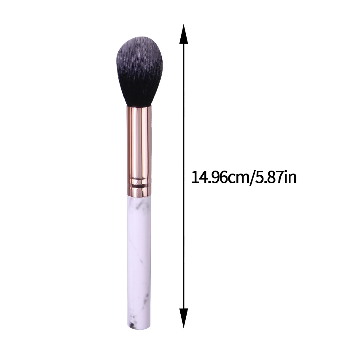 12-teiliges professionelles Make-up-Pinsel-Set, weiche Borsten, Marmor-Textur-Griff, Mehrzweck-Gesichtspinsel, Make-up-Werkzeug für Anfänger