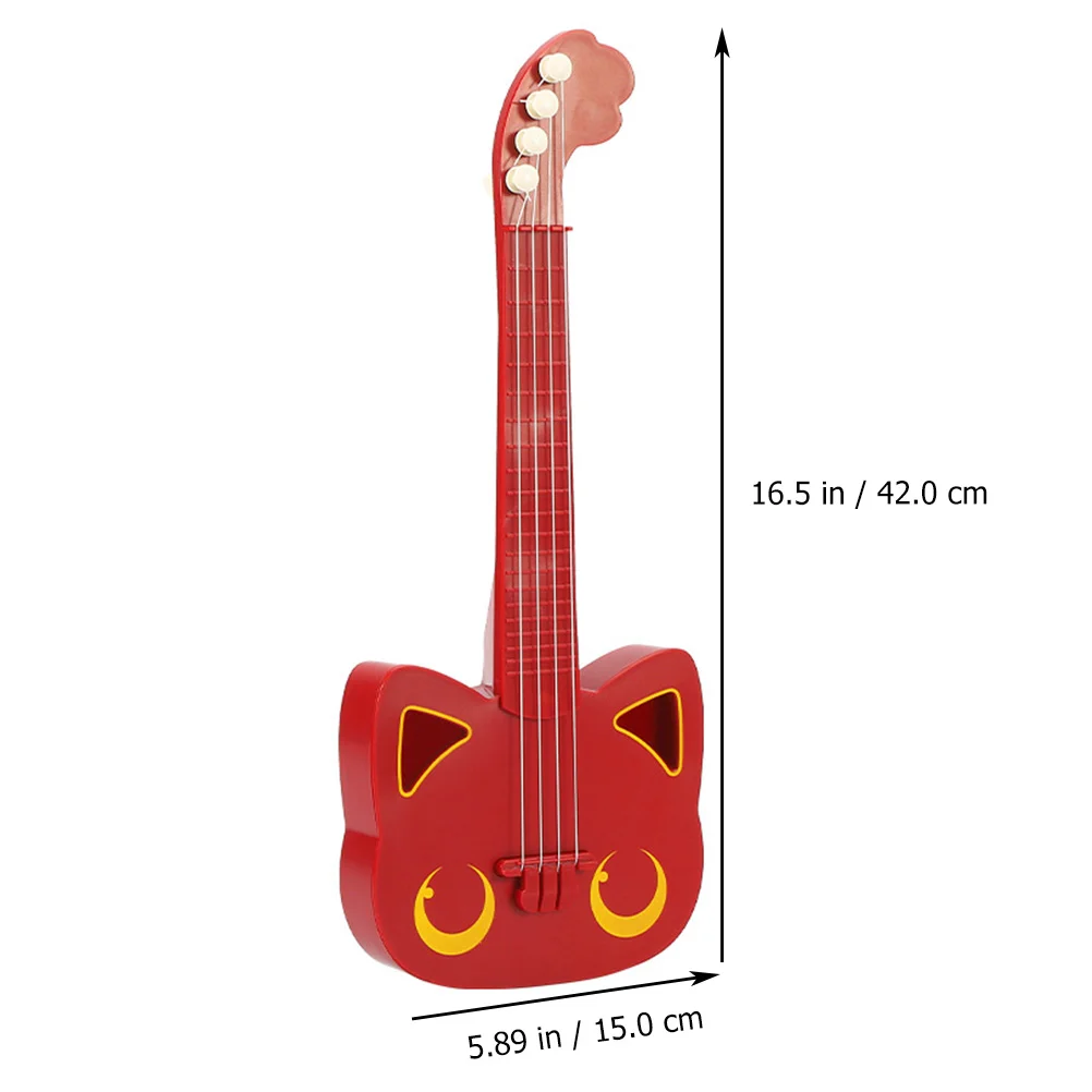 Simulation Ukulele Childrens Toys Cartoon Guitar Kids Musical Instrument Plaything