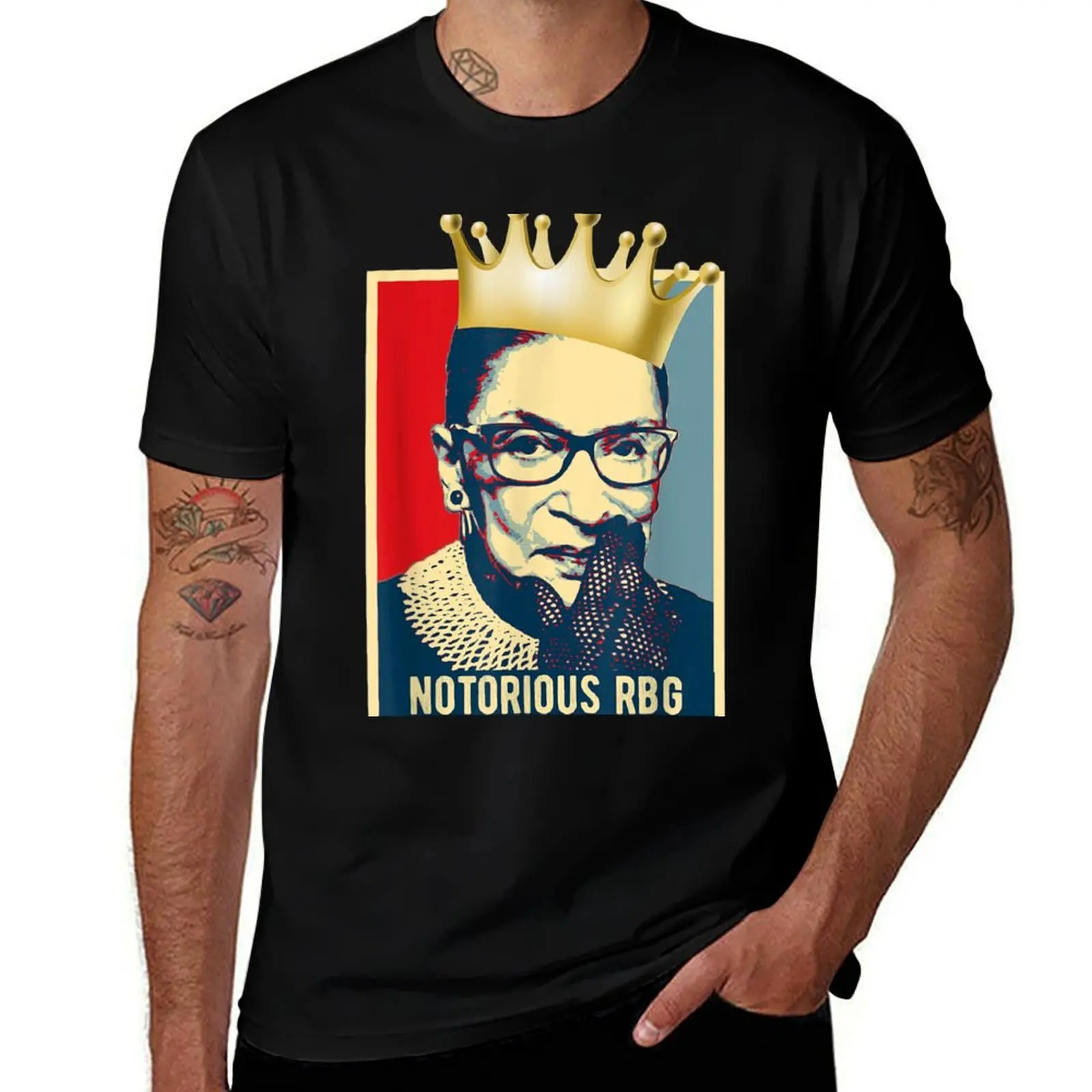 Vintage Notorious RBG tshirt Ruth Bader Ginsburg court T-Shirt heavyweights man t shirt Personalized t-shirt mens funny t shirts