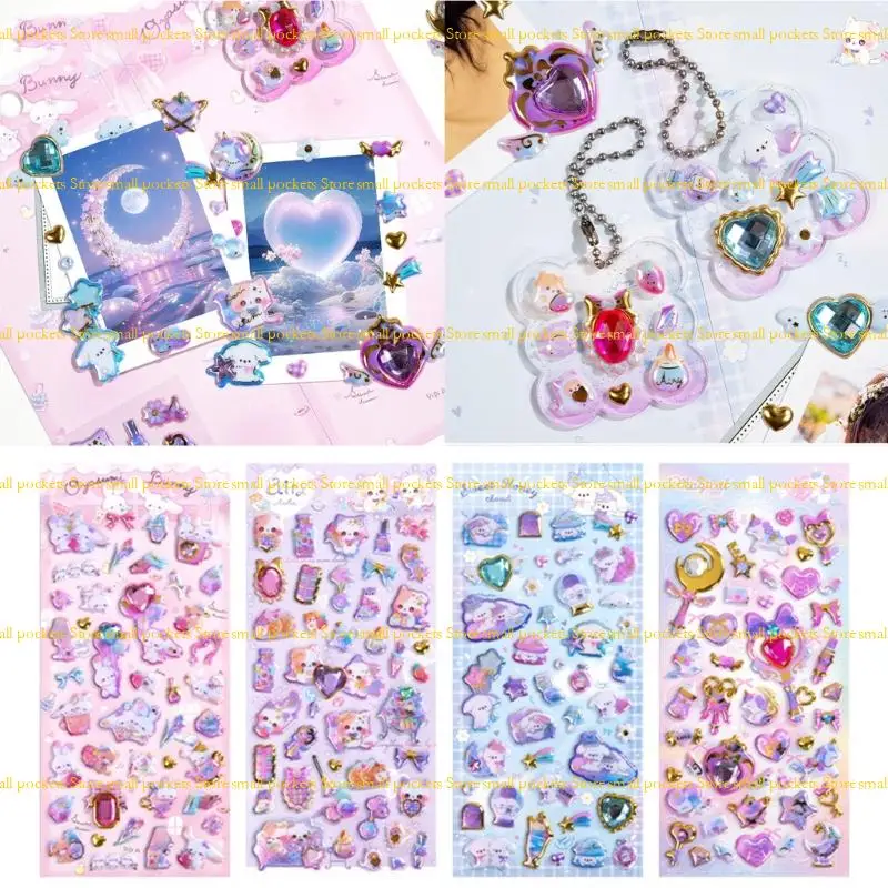 

R1WD Foam Animal Sticker for Scrapbooking Journal Planner Child Motivational Sticker