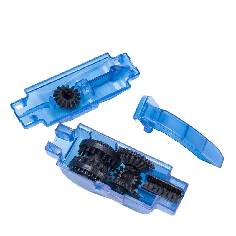 Portable Bicycle Chain Cleaner Bike Brushes Scrubber Wash Tool Mountain Cycling Cleaning Kit Outdoor