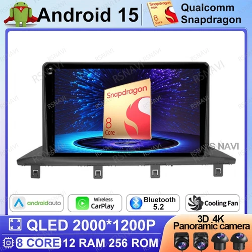 Android 15 Radio del coche para DongFeng Jingyi JOYEAR X6 X5 SX6 S50 S50EV T5 T5L GPS DSP Viedo reproductor Multimedia inalámbrico Carplay Auto